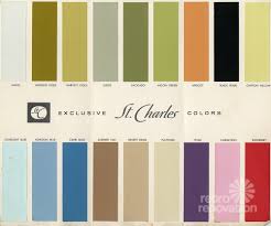 18 colors for 1960s st. charles steel