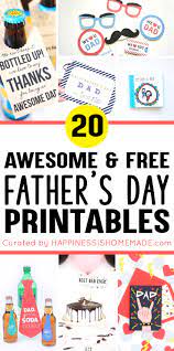 This post contains affiliate links. 20 Free Father S Day Printables Happiness Is Homemade