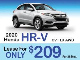 Negotiate from the cost up and not msrp down. 2020 Honda Hr V Cvt Lx Awd Lease Offer Smail Honda