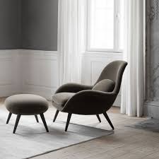 Iconic Collection Here S The Swoon Lounge Chair And Ottoman By Danish Design Duo Space Copenhage Swoon Lounge Chair Modern Lounge Chairs Fredericia Furniture