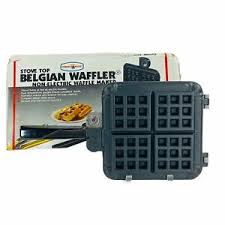 Close quickly and cook about 45 seconds. Stove Top Belgian Waffler Non Electric Waffle Maker Nordic Ware Unused Ebay