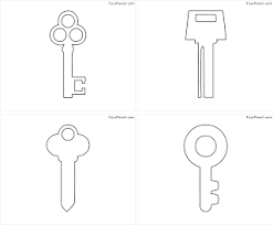 This helps the person reading the map understand where to find certain items. Free Printable Key Coloring Pages For Kids Fourcoloring