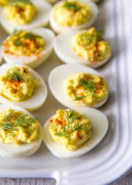 Deviled Eggs With Horseradish And Dill Recipe Deviled Eggs Dill Recipes Recipes
