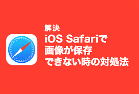 Safari 画像 保存 できない