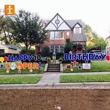 Placing yard sign letters in front lawns or in front of venues is easy and requires no tools. Custom Design Waterproof Happy Birthday Welcome Home Alphabet Letters Corrugated Plastic Yard Signs Buy Yard Sign Corrugated Plastic Yard Signs Welcome Home Alphabet Letters Product On Alibaba Com