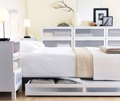 Bedroom Minimalist Ikea Bed Furniture Set In Clean White Best Ikea Furni Ikea Bedroom Design Contemporary Bedroom Furniture Sets Contemporary Bedroom Furniture