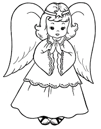 This compilation of over 200 free, printable, summer coloring pages will keep your kids happy and out of trouble during the heat of summer. Free Printable Angel Coloring Pages For Kids Christmas Coloring Sheets Angel Coloring Pages Nativity Coloring Pages