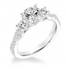 31 10036 E Contemporary Diamond Three Stone Twisted Shank Engagement Ring 3 Stone Mat Stone Engagement Rings Diamond Engagement Rings Unique Engagement Rings