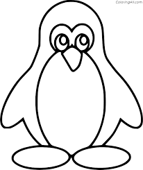 This is 10 printable penguin coloring pages. Very Easy Penguin Coloring Page Coloringall