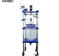 Reaktor Biodiesel kaca 25l 10 liter, pembuluh tanaman pilot Mesin Kimia