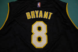 Kobe bryant jersey nba la lakers 24 yellow swingman authentic edition. Reebok Vintage Los Angeles Lakers Kobe Bryant 8 Black Gold Jersey Siz Thefuzzyfelt