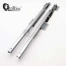One common application is for kitchen cabinets where its common to find overhanging countertops. China Triple Extension Bottom Mount Kitchen Wire Basket Drawer Slide Manufacture And Factory Yangli