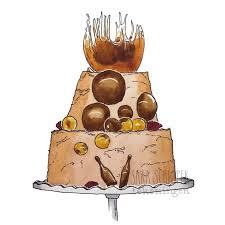 Ook ik ben fan van heel holland bakt! Taart Happy 2021 Van Sabine Heel Holland Bakt Sara Schlijper Tekeningen