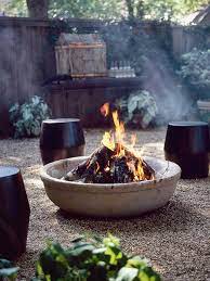 Circular metal fire pits, surrounded by gravel and park benches, also make an appealing addition to the yard. 40 Backyard Fire Pit Ideas Renoguide Australian Renovation Ideas And Inspiration