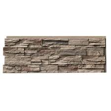 Stone for fireplaces if you plan to remodel, reface or build a stone fireplace from scratch these panels are the best option because you will save a ton. Faux Stone Siding Stone Veneer Siding The Home Depot