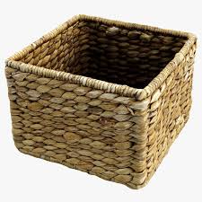 Straw Basket 3d Model Ad Straw Basket Model Straw Basket Basket Small Trash Can