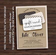 Gift Card Shower Invitation Etsy Couples Shower Invitations Couple Wedding Shower Couple Shower