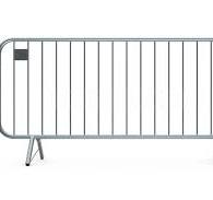 7.5ft - Fixed Leg Foot Economy Metal Crowd Barrier