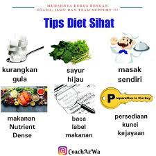 Diet yang seimbang memerlukan pelbagai pilihan makanan dari setiap enam kumpulan makanan. Facebook