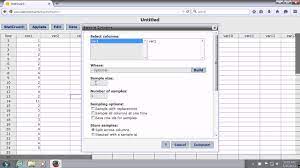 Statcrunch is entirely web based; How To Create A Random Sample Using Statcrunch Youtube