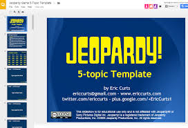Check spelling or type a new query. Jeopardy Game 5 Topic Template Jeopardy Template Google Slides Template Google