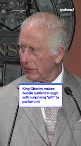 King Charles Surprises Aussie Parliament: Funny Gift Moment