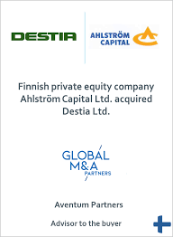 View destia (www.destia.fi) location in uusimaa, finland , revenue, industry and description. Ahlstrom Capital Ltd Has Acquired Destia Ltd