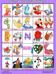 Test your movie and disney world knowledge with 101 disney trivia questions. Free Printable Alice In Wonderland Bingo Games At Kid Scraps Alice In Wonderland Games Alice In Wonderland Birthday Alice In Wonderland Party