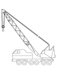 The truck coloring page of a crane truck is a terrific free coloring page for kids. Crane Truck Colouring Pages Coloring Home