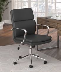 Cs765 Computer Chair 801765 Coaster Furniture Office Chairs Upholstered Office Chair Black Office Chair Adjustable Office Chair