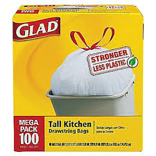 ··· bags kitchen kitchen bag 100% compostable bags 2.6 gallon extra thick small corn starch based wholesale biodegradable kitchen trash bags. 100 Ct Glad Tall Kitchen Drawstring Trash Bags Only 9 99