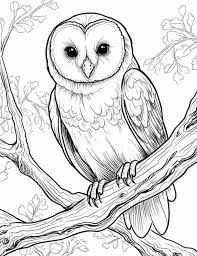 owl coloring page