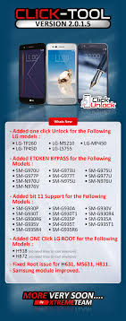 Lg bootlaoder unlock procedure · lg bootlaoder unlock operation. Click Tool Click Tool Version 2 0 1 5 Release Added One Facebook