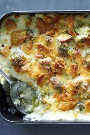 Nyt Cooking In This Casserole A Homemade Cheese Sauce That S Good Enough To Toss With Pasta Replaces The Canned Creamed Soup When Yo Food Recipes Glazed Sweet Potatoes Hasselback Sweet Potatoes