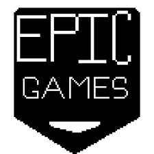 The epic games logo from 1991 featured a thin blue serif epic megagames lettering placed on the right of a geometric blue and red emblem, which was composed of many squares of different sizes. Pixilart Epic Games Logo By Xxmuhammadxx