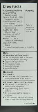 Vh Essentials Bv Treatment Vaginal Inserts Homeopathic Time Release 6 Count Walmart Com Walmart Com