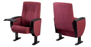 Fabric Theatre Chair With Writing Table Dining Room Chair Cushions Chair Auditorium Chairs