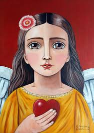 Napalm heart acrylic