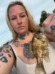 Baby bonefish caught this morning in North Carolina just north of  Jeanette's pier, crazy cool catch