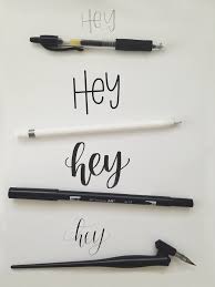 One Of The Most Frequent Questions I Get Asked Is What Pen Are You Using So Here Is A Calligraphy Pens For Beginners Calligraphy For Beginners Handlettering