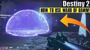 Maybe you would like to learn more about one of these? Destiny 2 How To Activate Ward Of Dawn Titan Bubble In The Sentinel Subclass Youtube