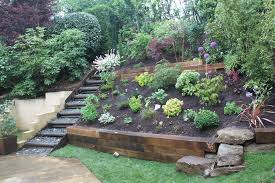 Tout d'abord qui dis 'rocailles' dit roches à installer, sauf si l'emplacement est naturellement rocheux vous devrez apporter des blocs pour les installer sur votre. Ama C Nagement Jardin En Pente Awesome Amenagement Jardin En Pente 1 Du Talus Au Idees Conception Jardin Idees Conception Jardin