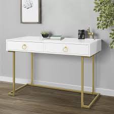 Crider 45 Console Table In 2020 Contemporary Computer Desk Vanity Desk Computer Desk