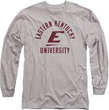 Amazon.com: Eastern Kentucky University Official EKU Colonels Logo Unisex  Adult Long-Sleeve T Shirt,Athletic Heather, Small : Sports & Outdoors