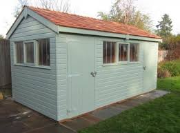Superior Garden Shed Finished In Sage Valtti Paint A Garden Shed Doesn T Have To Be A Plain And Boring Cedar Shingle Roof Colonial Exterior Shingle Roof Tiles