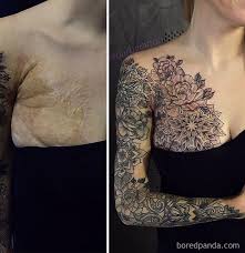 Many meanings are behind each and every tattoo. 25 Times People Asked To Cover Up Their Scars And Birthmarks And Tattoo Artists Nailed It Bored Panda