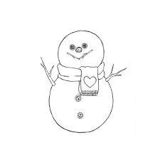 Download or print easily the design of your choice with a single click. Snowman With Scarf Coloring Page