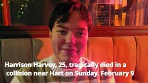 Flowers laid in tribute to Harrison Harvey, 25, after his death in  Hartlepool