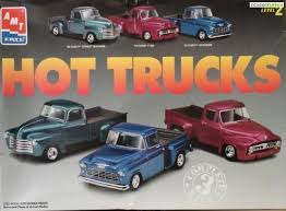 Amt Hot Trucks W 55 Chevy Stepside Street Machine 50 Chevy P U 53 Ford 8114 Chevy Stepside Chevy Models Car Model