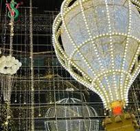 Large 3D Lighted Hot Air Balloon Motif Lights for Shopping ...